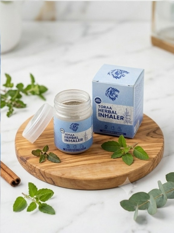 Toraa Herbal Inhaler - lifestyle with herbs